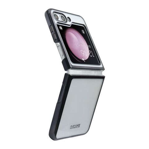 Zastitna maska (futrola) PVC PROTECT - Samsung F731B Galaxy Z Flip 5 5G crna (GKK case) (MS).