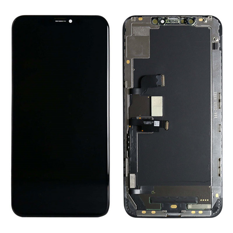 LCD displej (ekran) - Iphone XS Max + touchscreen crni (CSOT) flexible OLED.