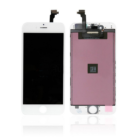 LCD displej (ekran) - Iphone 6G + touchscreen beli (white) High-brightness+High gamut+360pol.