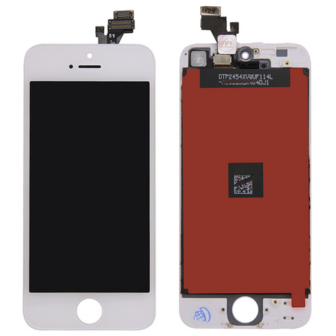 LCD displej (ekran) - iPhone 5 + touchscreen beli (white) High-Brightness.