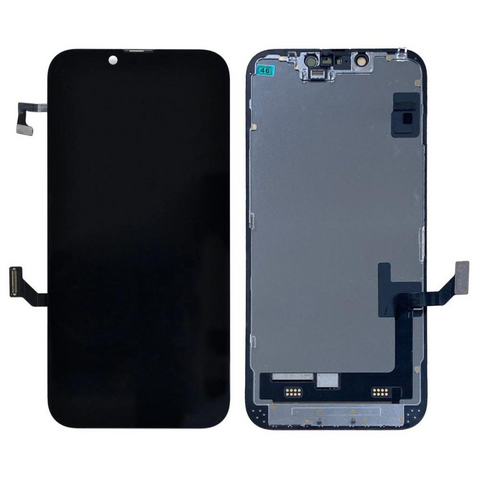 LCD displej (ekran) - iPhone 14 + touchscreen crni APLONG Hard OLED.