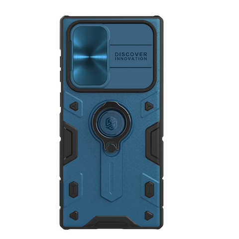 Zastitna maska (futrola) Nillkin CamShield Armor - Samsung Galaxy S22 Ultra 5G plava.