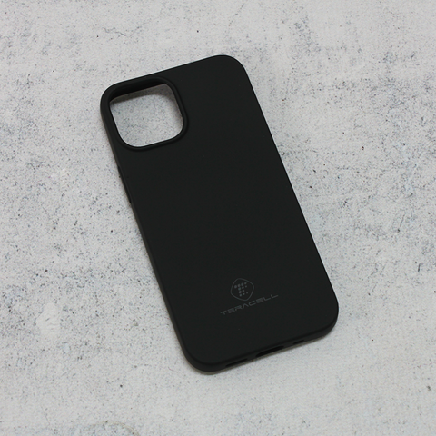 Zastitna maska (futrola) Teracell Giulietta - iPhone 13 Mini mat crna.
