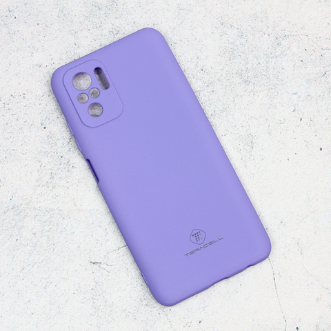 Zastitna maska (futrola) Teracell Giulietta - Xiaomi Redmi Note 10/Redmi Note 10S mat ljubicasta.