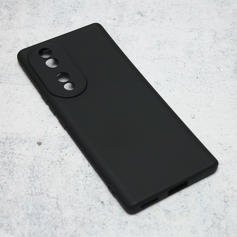 Zastitna maska (futrola) Teracell Giulietta - Huawei Honor 70 mat crna.