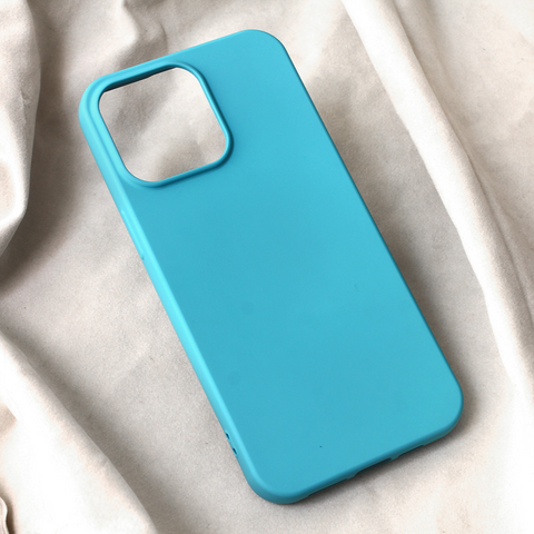 Zastitna maska (futrola) Teracell Soft Velvet - iPhone 15 Pro Max 6.7 mint.