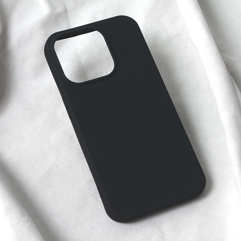 Zastitna maska (futrola) Teracell Soft Velvet - iPhone 15 Pro 6.1 crna.