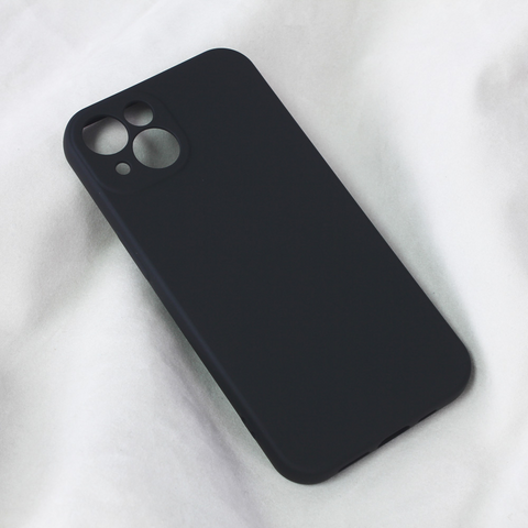 Zastitna maska (futrola) Teracell Soft Velvet - iPhone 13 crna.