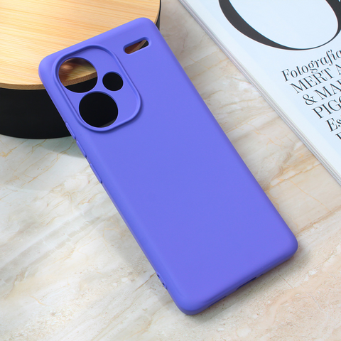 Zastitna maska (futrola) Teracell Giulietta - Xiaomi Redmi Note 13 Pro 4G Plus mat ljubicasta.