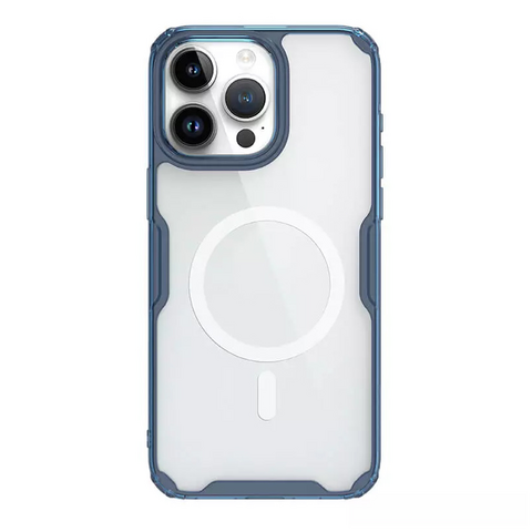 Zastitna maska (futrola) Nillkin Nature Pro Magnetic - iPhone 15 Pro 6.1 plava.