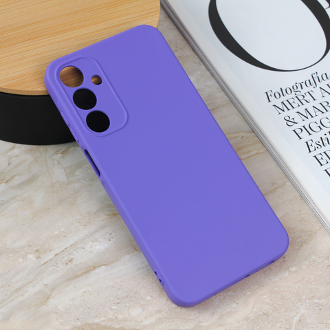 Zastitna maska (futrola) Teracell Giulietta - Samsung A256 Galaxy A25 5G mat ljubicasta.