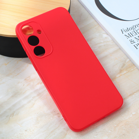 Zastitna maska (futrola) Teracell Giulietta - Samsung A356B Galaxy A35 5G mat crvena.