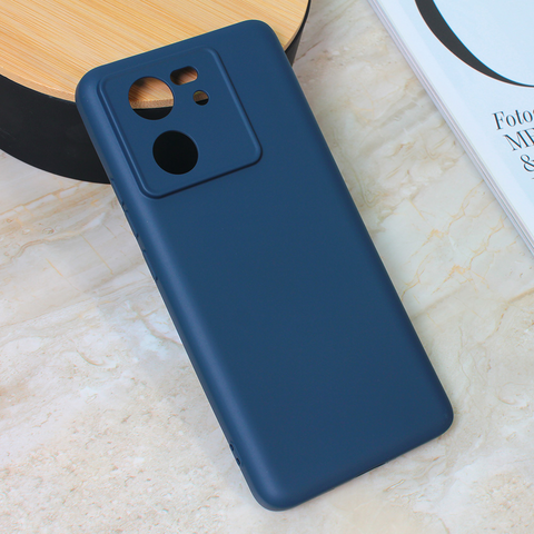 Zastitna maska (futrola) Teracell Giulietta - Xiaomi 13T/13T Pro mat tamno plava.