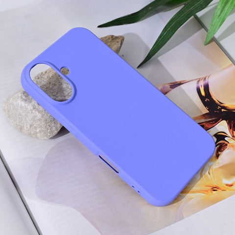Zastitna maska (futrola) Teracell Soft Velvet - iPhone 16 6.1 ljubicasta.
