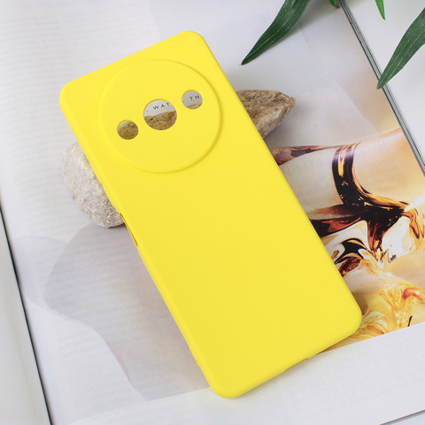 Zastitna maska (futrola) Teracell Soft Velvet - Xiaomi Redmi A3 zuta.