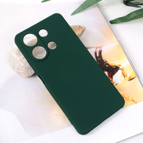 Zastitna maska (futrola) Teracell Soft Velvet - Xiaomi Redmi Note 13 4G (EU) tamno zelena.