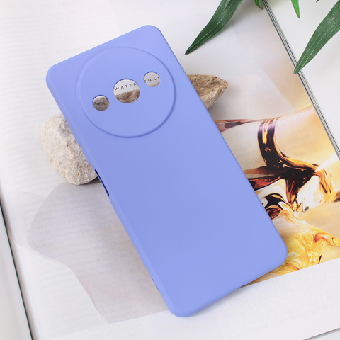 Zastitna maska (futrola) Teracell Soft Velvet - Xiaomi Redmi A3 ljubicasta.