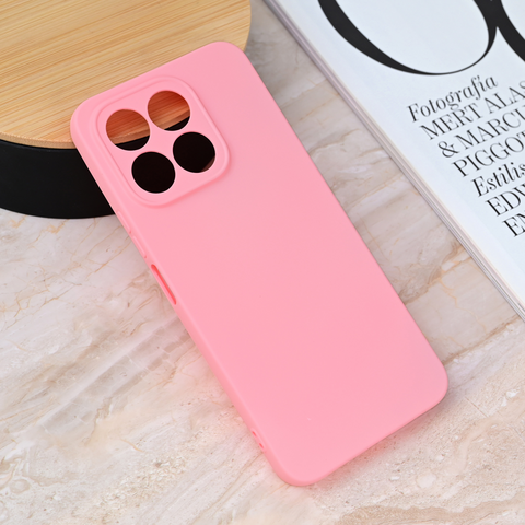 Zastitna maska (futrola) Teracell Giulietta - Huawei Honor X6b mat roze.