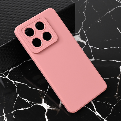 Zastitna maska (futrola) Teracell Giulietta - Xiaomi 14T mat tamno roze.