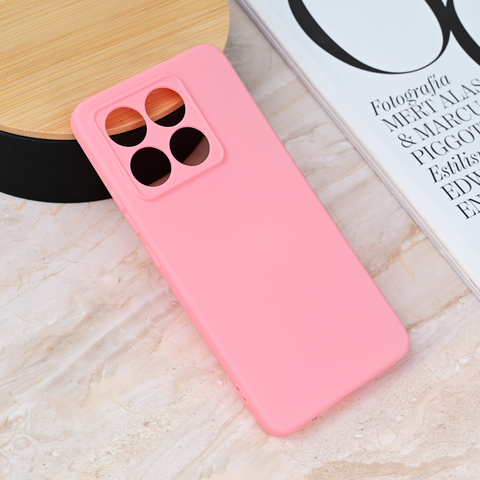 Zastitna maska (futrola) Teracell Giulietta - Xiaomi 14T mat roze.