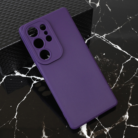 Zastitna maska (futrola) Teracell Giulietta - Samsung S938 Galaxy S25 Ultra mat tamno ljubicasta.