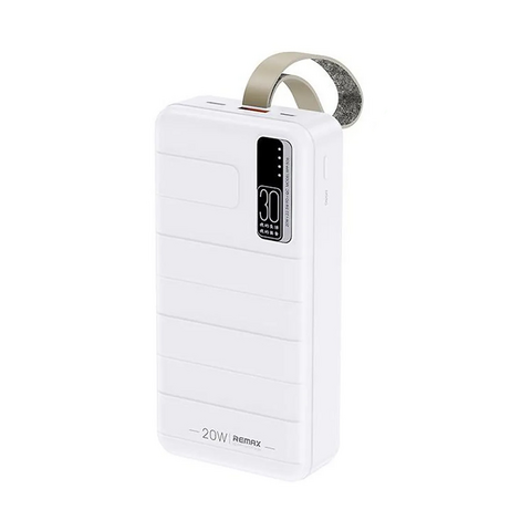 Univerzalna Back Up Baterija prenosiva baterija REMAX Noah Series RPP-506 PD QC 20W 22.5W 30000mAh bela.