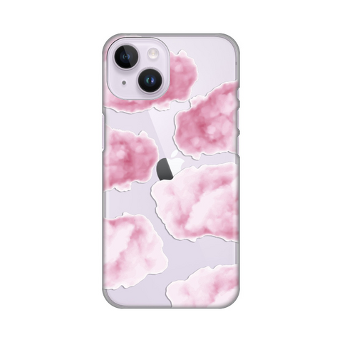 Zastitna ultra tanka (skin) maska / futrola PRINT - iPhone 14 Pink Clouds.