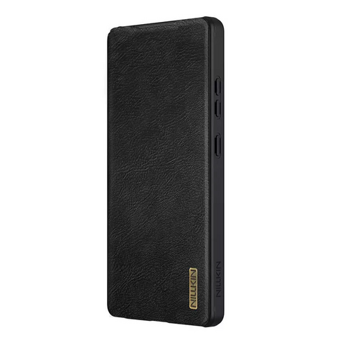Zastitna maska (futrola) Nillkin Qin Pro Leather - Samsung S938 Galaxy S25 Ultra crna.