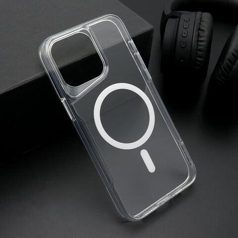 Zastitna maska (futrola) AURA MagSafe - iPhone 15 Pro Max (6.7) bela (MS).