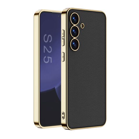 Zastitna maska (futrola) S GOLD LINE - Samsung S931 Galaxy S25 5G crna (GKK case) (MS).