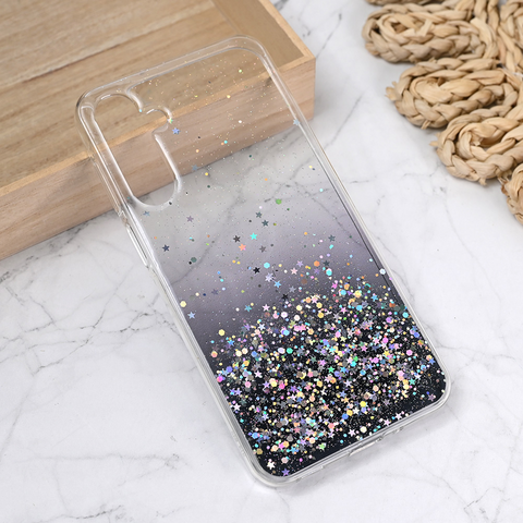 Zastitna silikonska maska (futrola) Glitter - Samsung A165F Galaxy A16 5G crna.