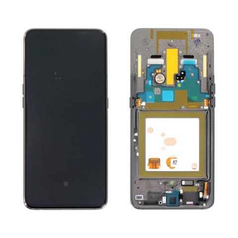 LCD displej (ekran) - Samsung A805/Galaxy A80 + touchscreen + okvir crni Service Pack ORG/GH82-20348A.