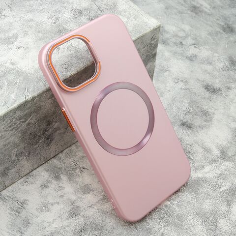 Zastitna maska (futrola) PRO CASES MagSafe - iPhone 15 roze (MS).