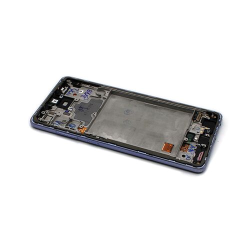 LCD displej (ekran) - Samsung A725/A726 Galaxy A72/A72 5G + Touch screen + okvir violet Full ORG EU (GH82-25624C/25463C/25460C/25849C) (MS).