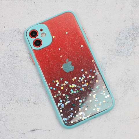 Zastitna maska (futrola) okvir Glitter - iPhone 11 6.1 mint.