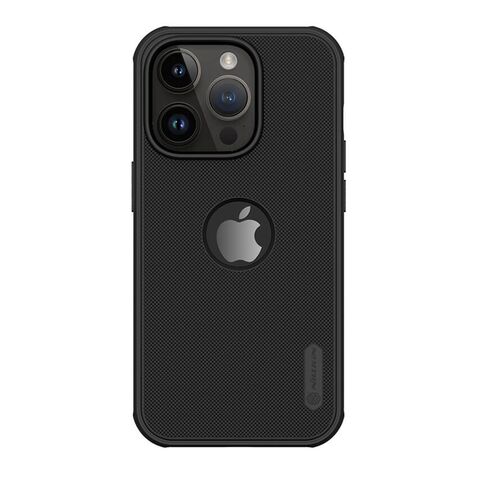 Zastitna maska (futrola) Nillkin Super Frost Pro - iPhone 14 Pro Max (6.7) crna (logo cut) (MS).