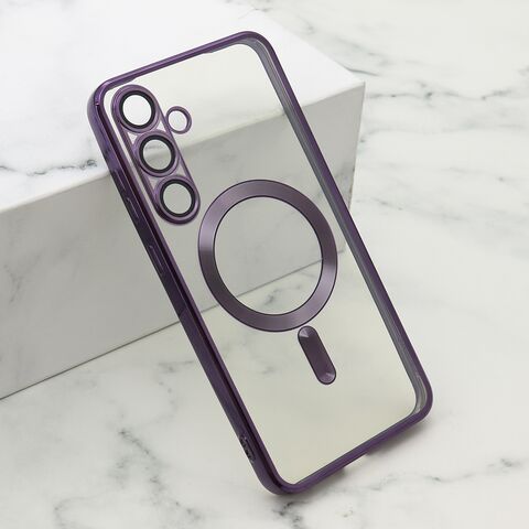 Zastitna maska (futrola) CAMERA PROTECT MAGSAFE - Samsung S936 Galaxy S25 Plus 5G ljubicasta (MS).