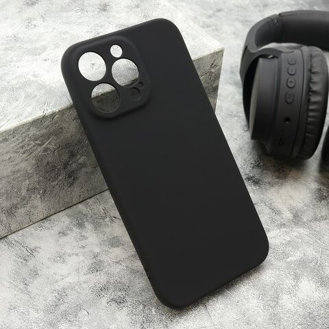 Zastitna maska (futrola) VELVET TOUCH - iPhone 14 Pro Max (6.7) crna (MS).