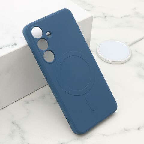 Zastitna maska (futrola) VELVET TOUCH MagSafe - Samsung S921 Galaxy S24 5G plava (MS).