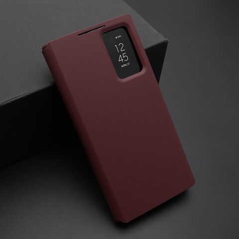 Zastitna maska (futrola) na preklop (bi fold) Smart Window - Samsung S928 Galaxy S24 Ultra 5G bordo (MS).