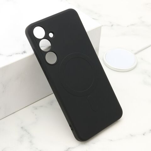 Zastitna maska (futrola) VELVET TOUCH MagSafe - Samsung S926 Galaxy S24 Plus 5G crna (MS).