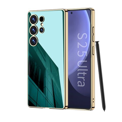 Zastitna maska (futrola) S MIRROR - Samsung S938 Galaxy S25 Ultra 5G zelena (GKK case) (MS).