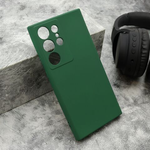 Zastitna maska (futrola) VELVET TOUCH - Samsung S928 Galaxy S24 Ultra 5G tamno zelena (MS).