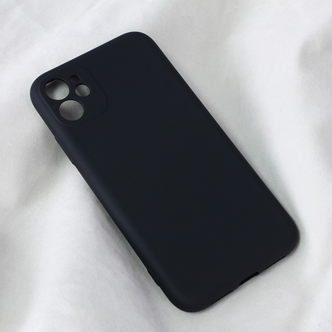 Zastitna maska (futrola) Teracell Soft Velvet - iPhone 11 6.1 crna.