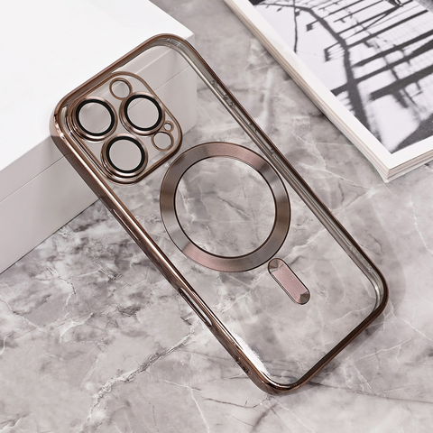 Zastitna maska (futrola) Magsafe Lux - iPhone 16 Pro siva.