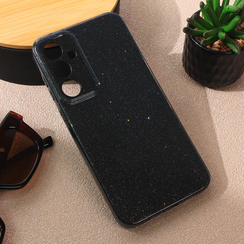 Zastitna maska (futrola) Sparkle Dust - Samsung A556 Galaxy A55 5G crna.