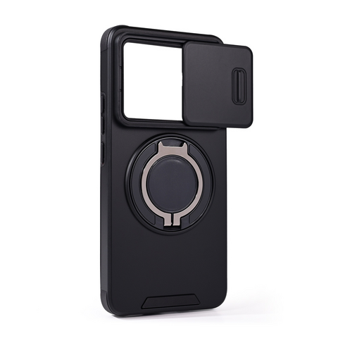 Zastitna maska (futrola) CamShield Ring stand - Xiaomi 14T Pro crna.