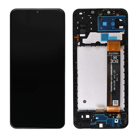 LCD displej (ekran) - Samsung A135 Galaxy A13 4G (GH82-29228A) + touchscreen + okvir crni FULL ORG-SP.