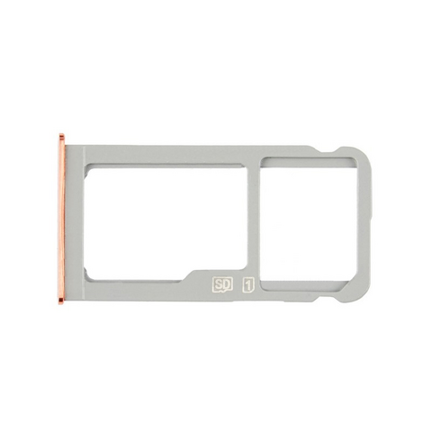 Drc SIM+Micro SD kartice - Nokia 7 Plus beli (white)/copper.