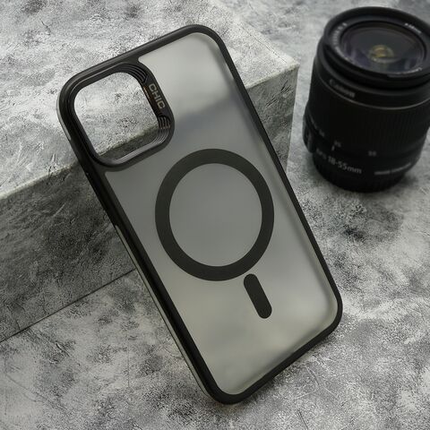 Zastitna maska (futrola) CAMERA DROP MagSafe - iPhone 11 (6.1) crna (MS).